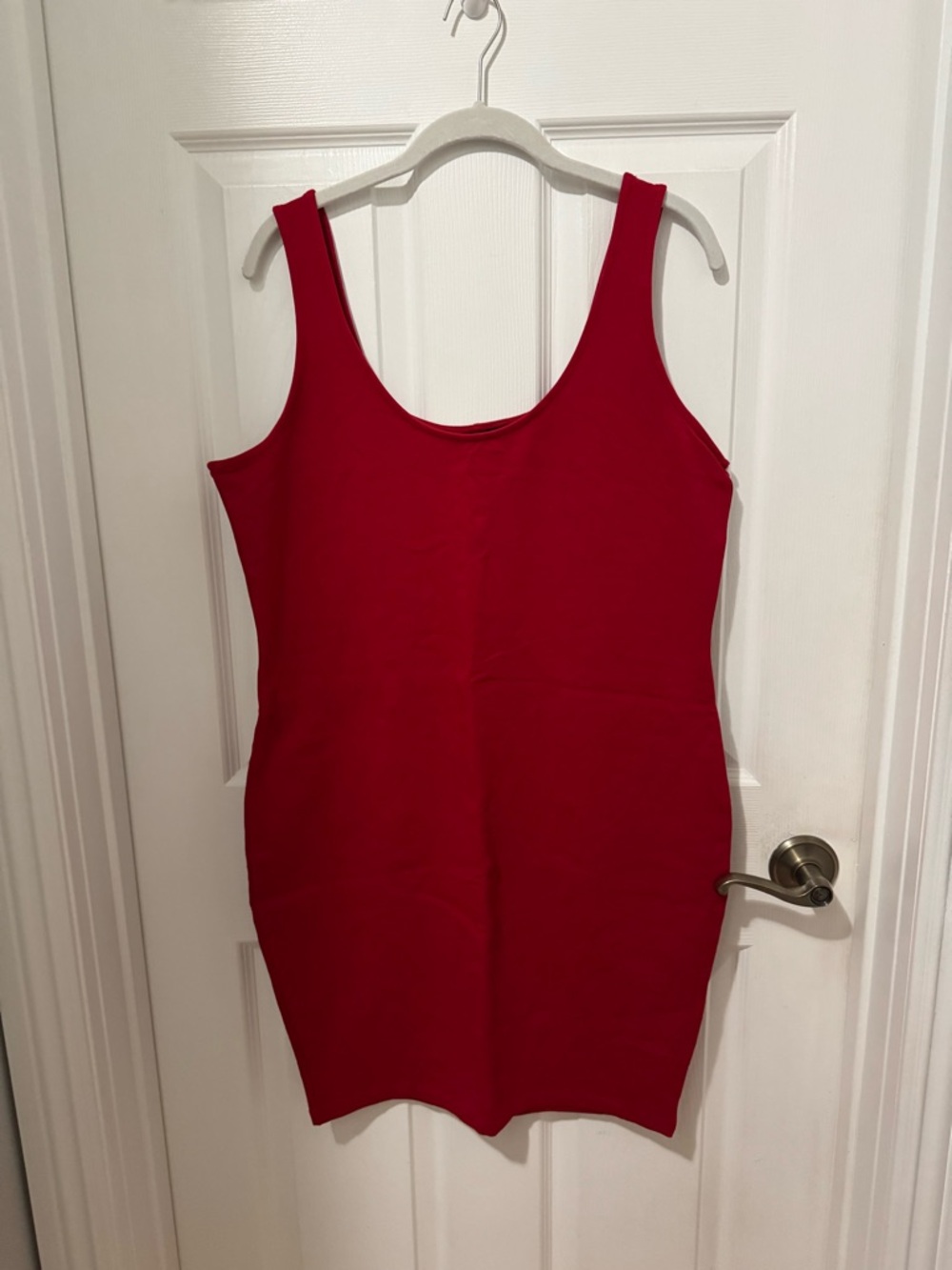 Forever 21 Red Scoop Neck Tank Dress